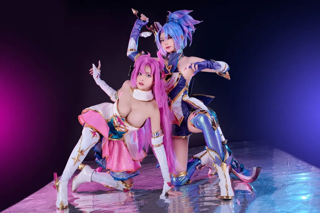 ZinieQ PingPing LOL Akali x KaiSa Star Guardians 043